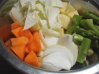 野菜スープの作り方①